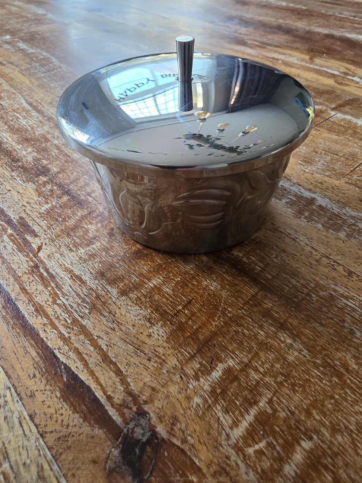 Vintage Alfra Alessi botervloot Unilever Bona RVS jaren 70, Ophalen of Verzenden