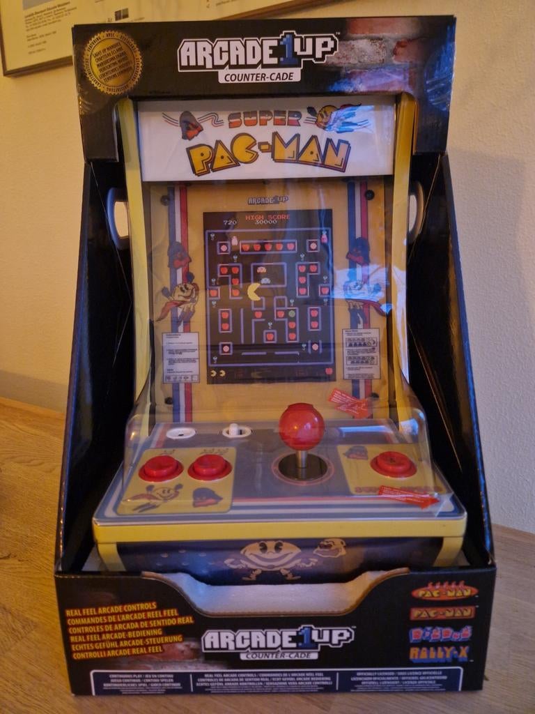 Arcade1UP Super Pac-Man Countercade - Nieuw in Doos!, Ophalen of Verzenden, Nieuw