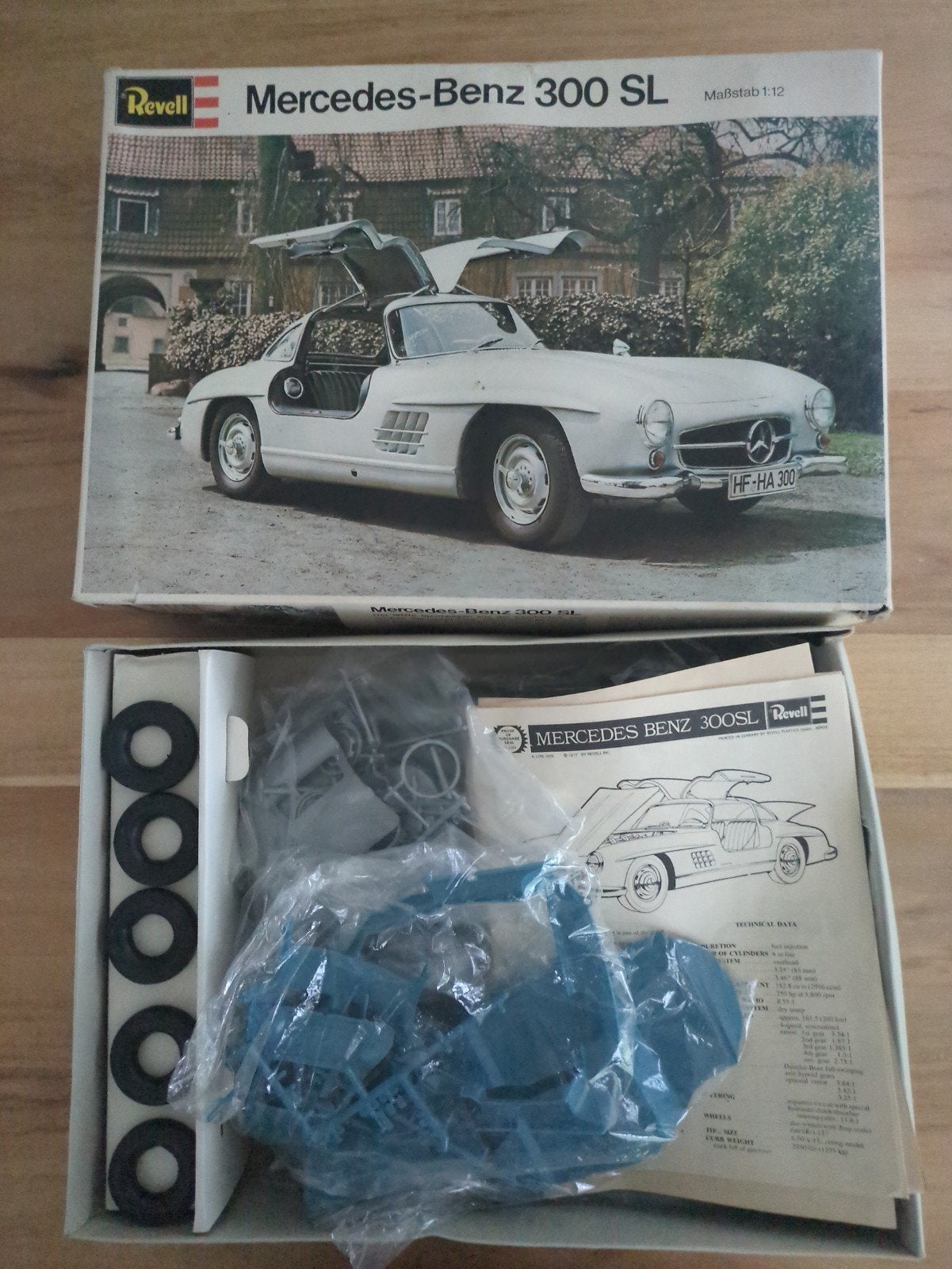 Revell Mercedes-Benz 300 SL Modelbouwkit - Nieuwe inhoud, Ophalen of Verzenden, Revell, Onbekend, Onbekend