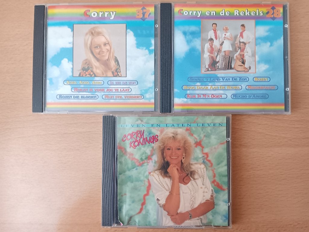 3 mooie originele cd's van Corry / Corry en de Rekels, Ophalen, Gebruikt, Levenslied of Smartlap