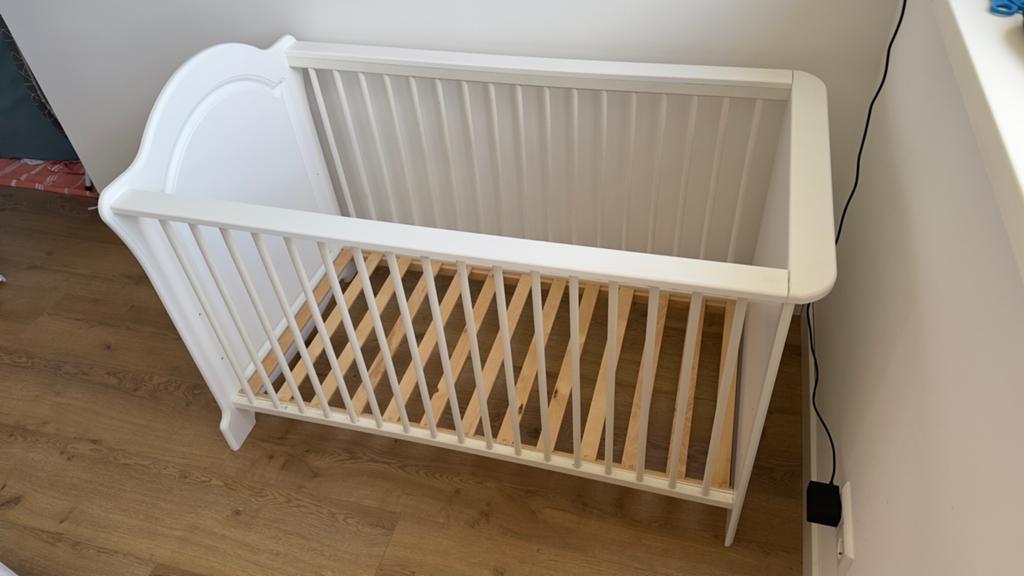 Baby bed ledikant 60x120, Ophalen, Gebruikt, Minder dan 140 cm, Matras
