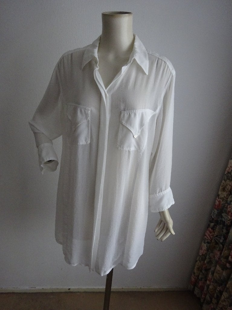 Beate Heymann blouse mt 42, Wit, Maat 42/44 (L), Nieuw, Beate Heymann
