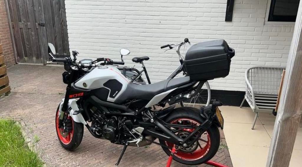 Hepco & Becker Topkoffer Junior TC40 + Rek Yamaha MT-09, Motoren, Ophalen, Gebruikt