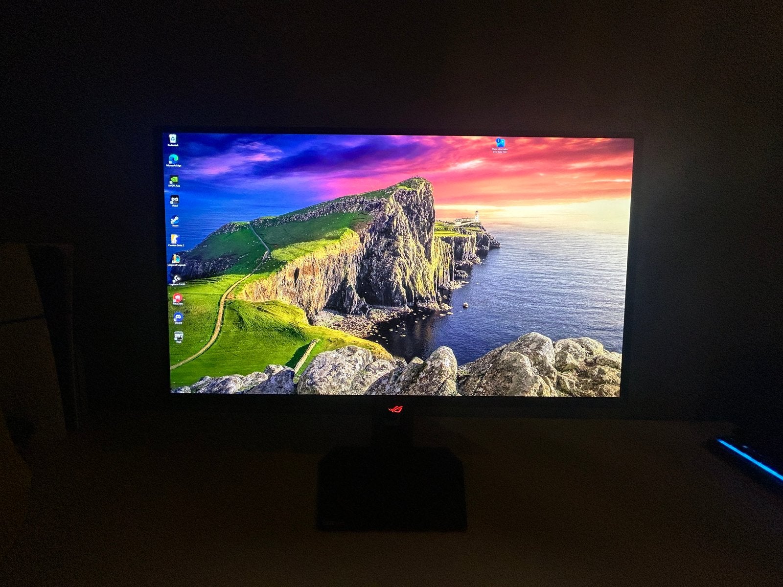 ASUS OLED 240Hz gaming monitor 27 inch QHD, Computers en Software, Gaming, Zo goed als nieuw, Overige typen, Quad HD (2K)