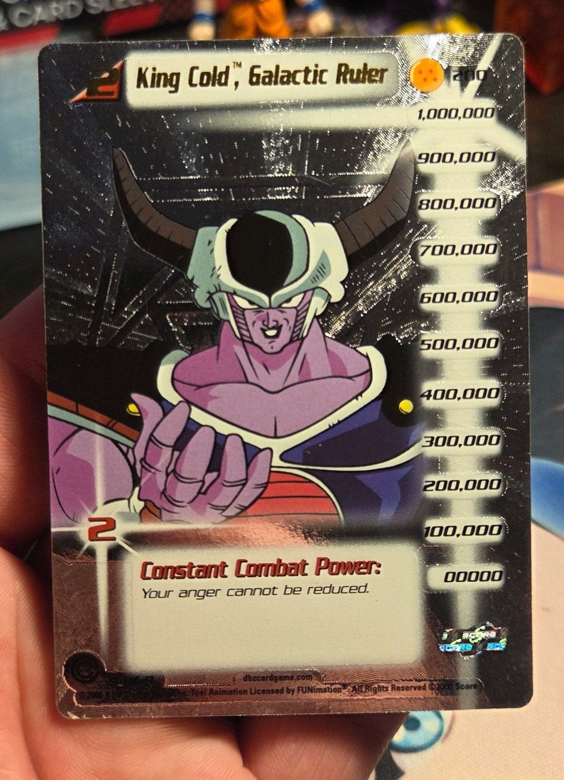 King Cold Galactic Ruler 200 DBZ Trunks Saga Unlimited - NM, Hobby en Vrije tijd, Verzamelkaartspellen | Overige, Ophalen of Verzenden