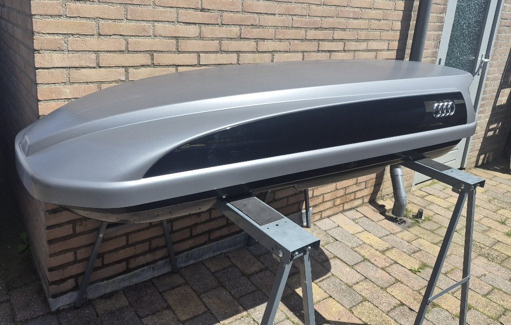 Audi Dakkoffer 410L - Aerodynamisch & Afsluitbaar, Ophalen, Gebruikt