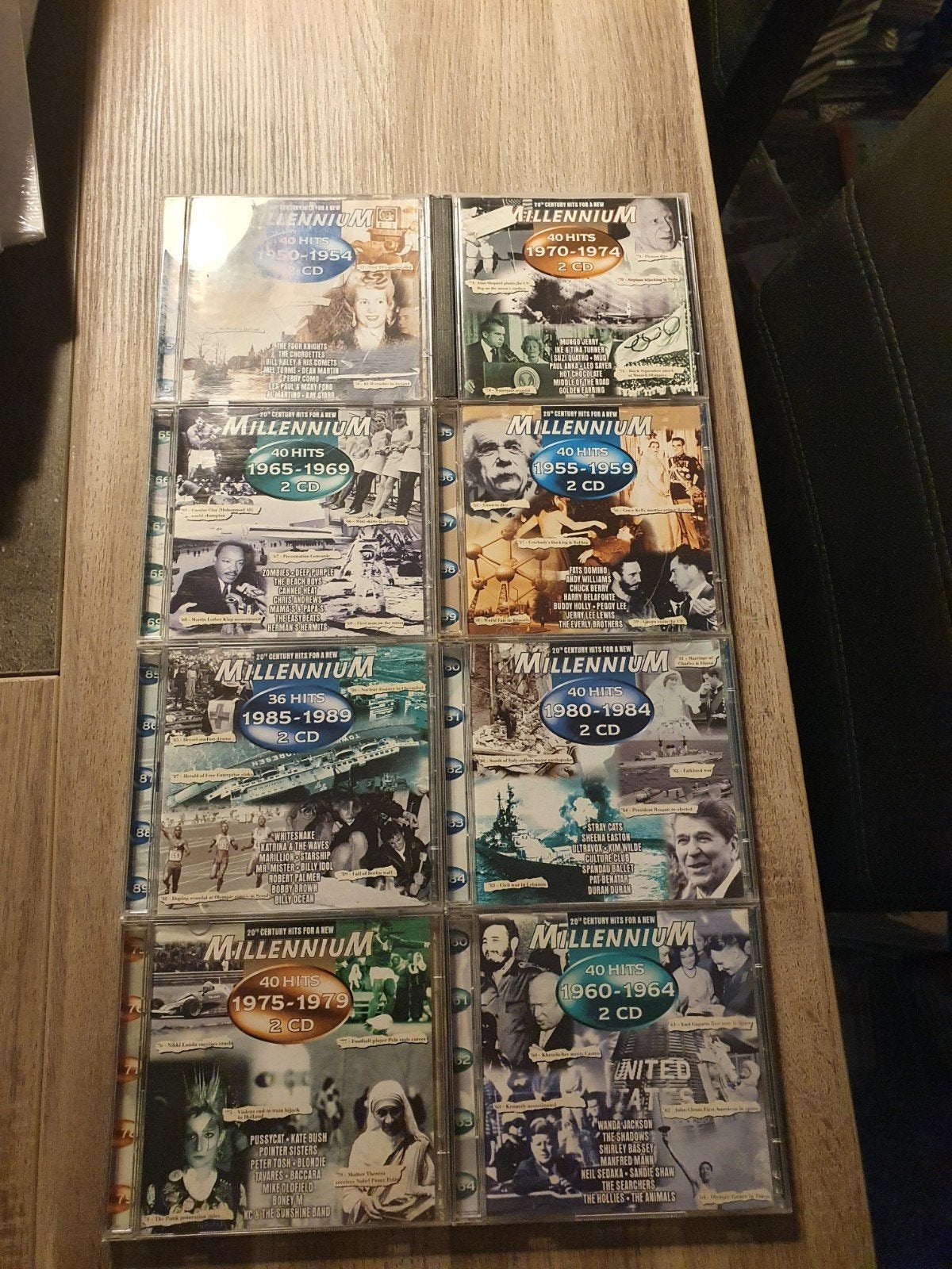 8x cd millennium, Ophalen of Verzenden, Zo goed als nieuw