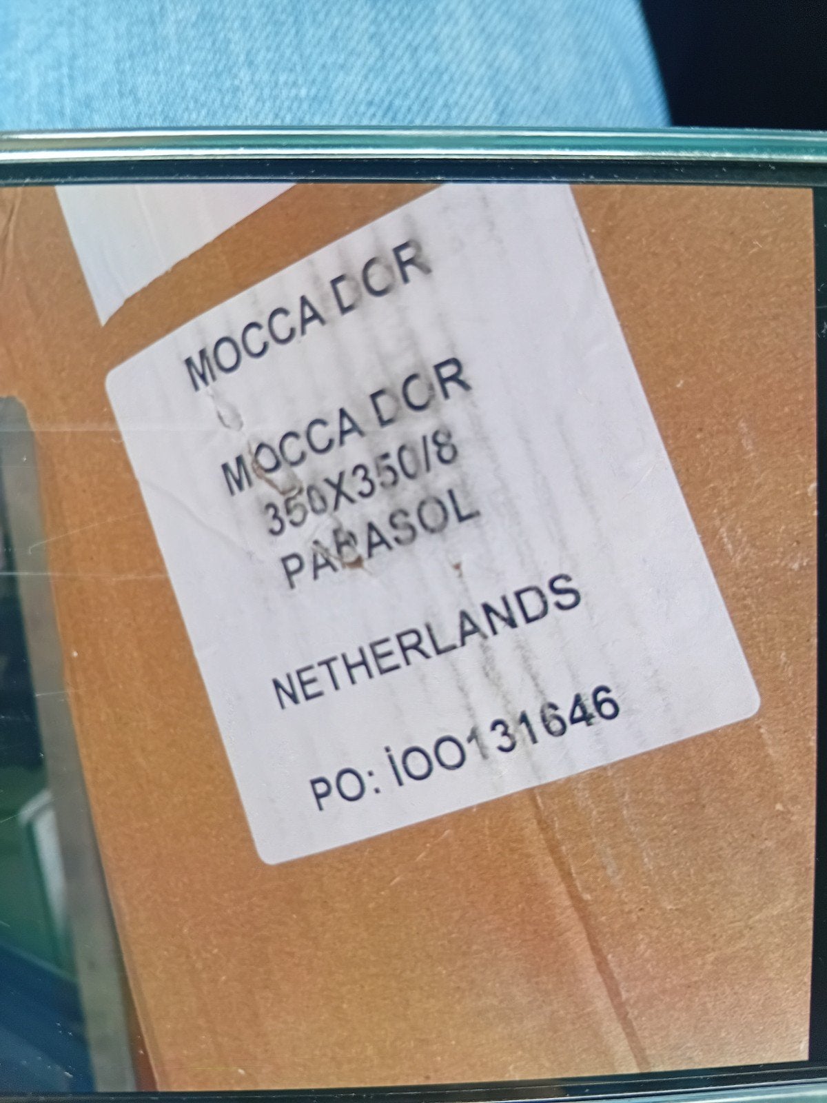 Nieuw in doos groot Horeca Parasol 3.5 x 3.5 meter, Ophalen of Verzenden, Nieuw