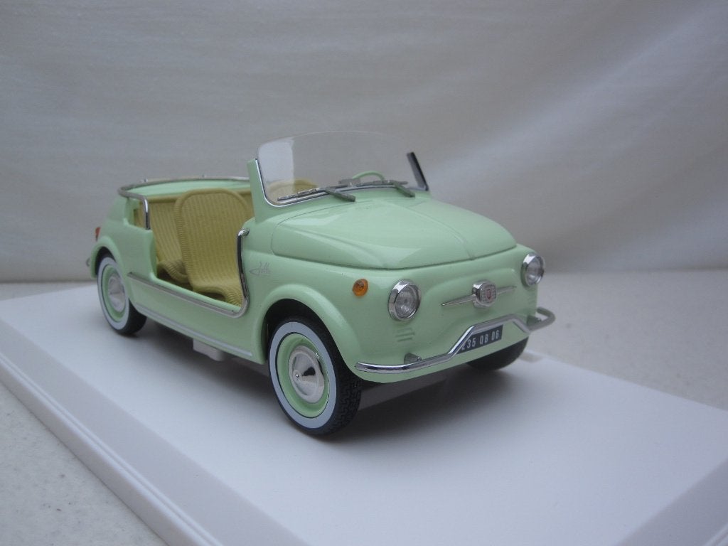 Fiat 500 Jolly 1965 lichtgroen 1:18 Norev, Ophalen of Verzenden, Nieuw, Auto, Norev