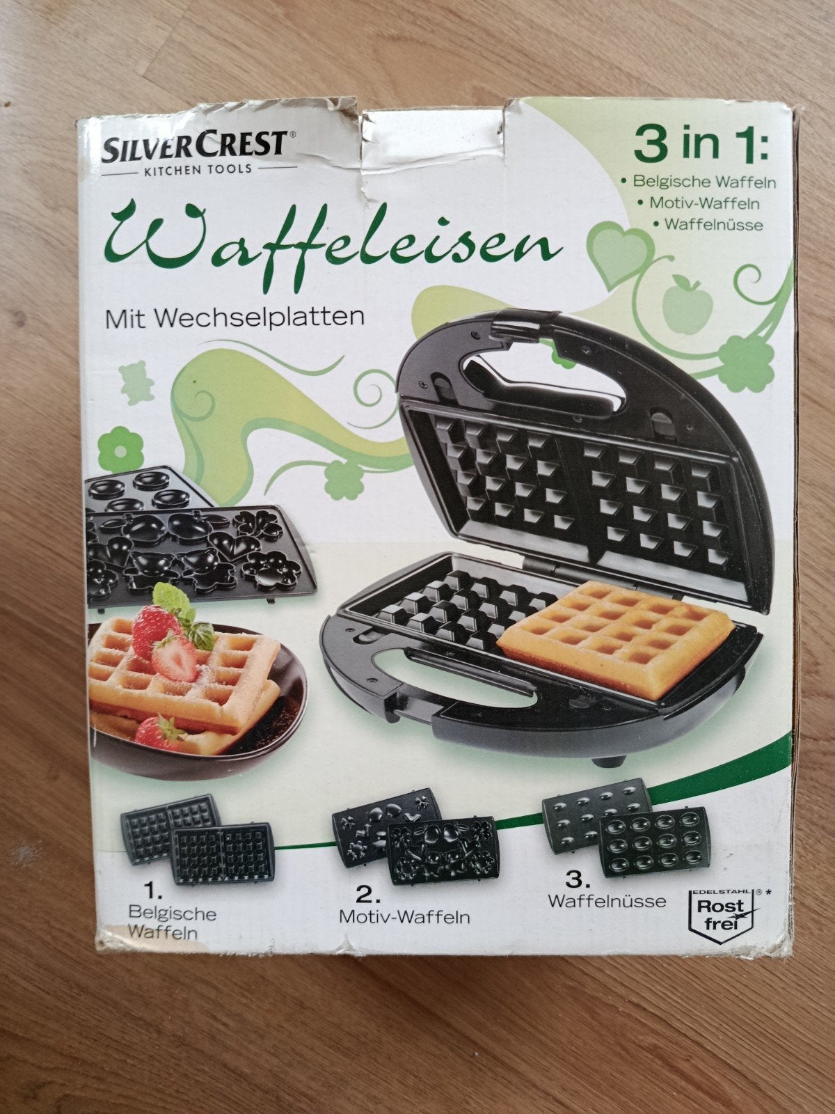 SilverCrest Wafelijzer 3-in-1 met verwisselbare platen, Ophalen