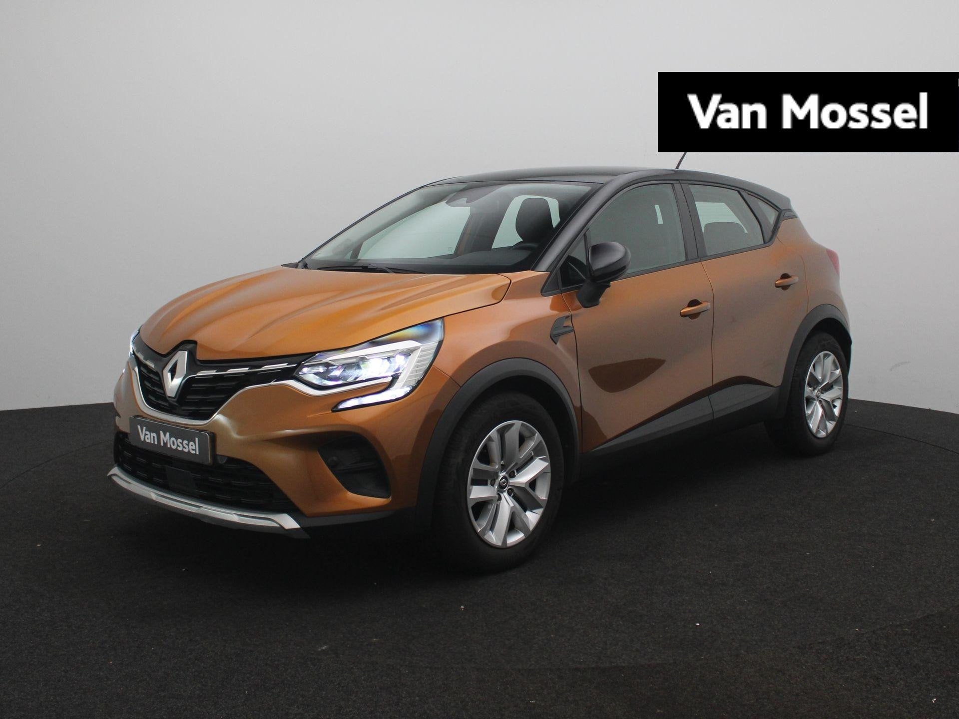 Renault Captur TCe 90 ZEN | Easy Link Navigatiesysteem met A, Auto's, Stof, Gebruikt, Euro 6, Geel