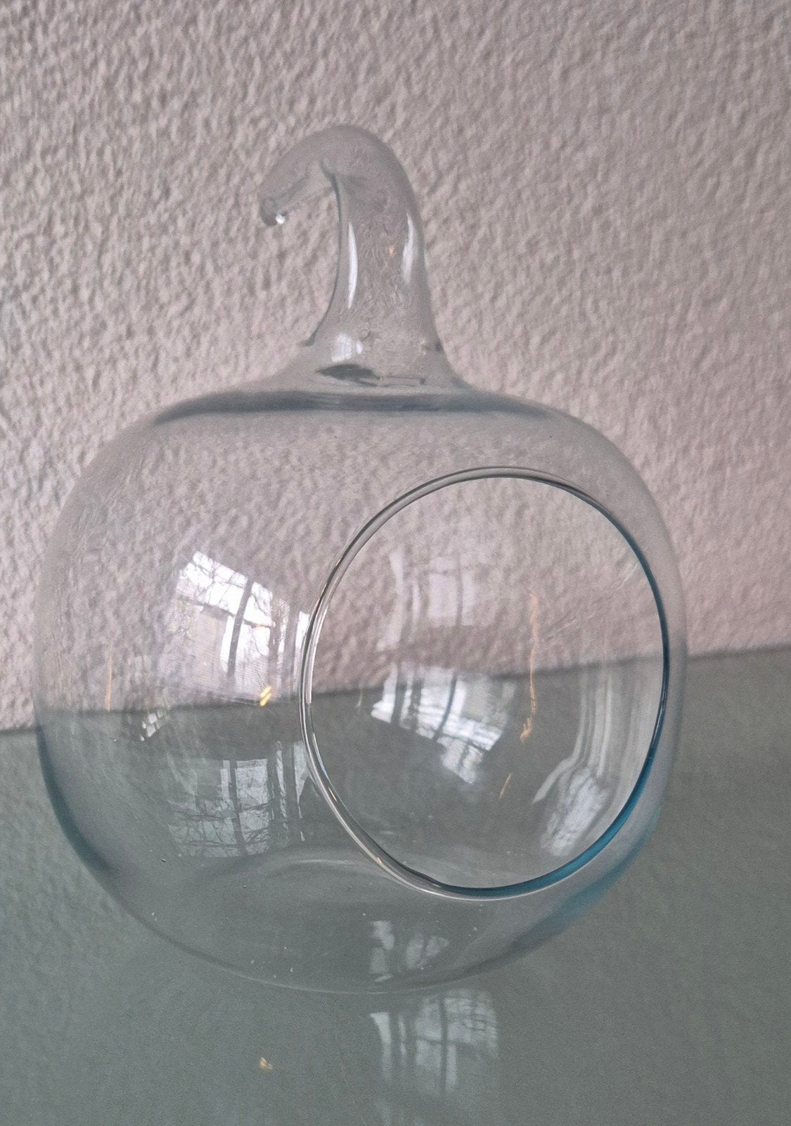 Glazen appel, doorsnee 13 cm. Voor decoratie in elk seizoen, Glas, Ophalen of Verzenden, Nieuw, 13 cm