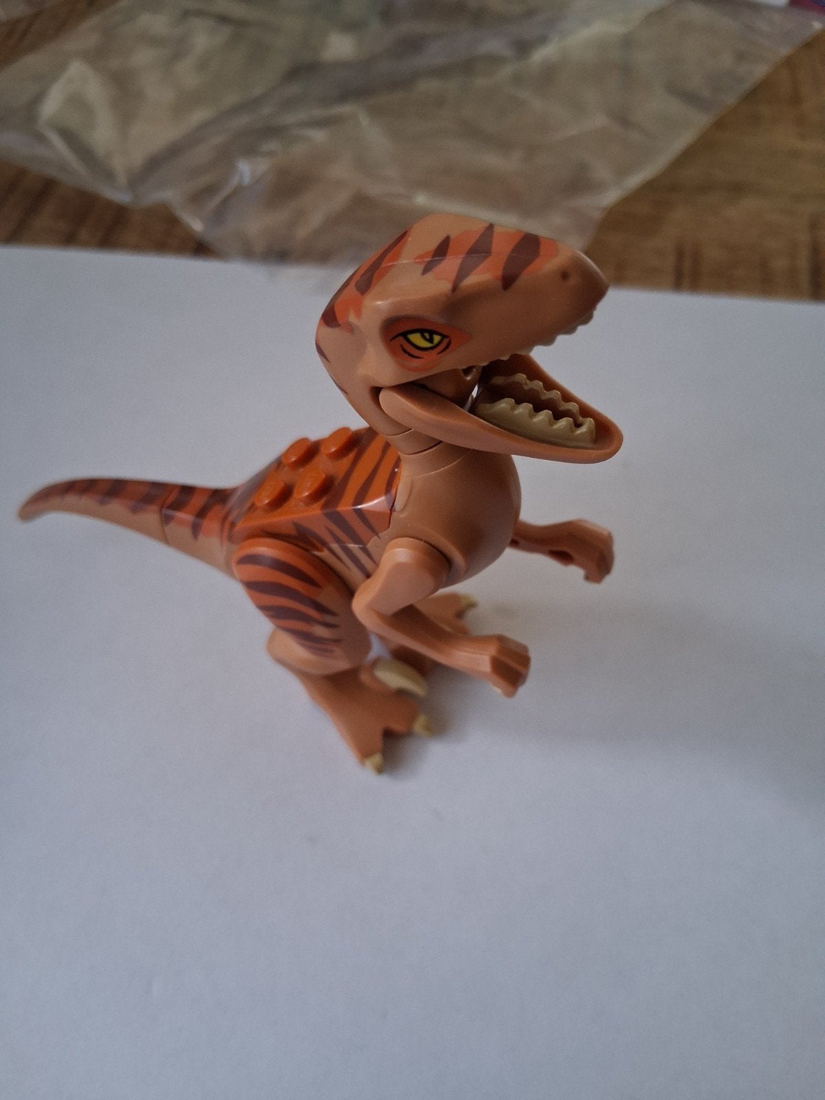 Lego Jurassic World Raptor Dinosaurus Figuur, Ophalen of Verzenden, Zo goed als nieuw, Overige merken