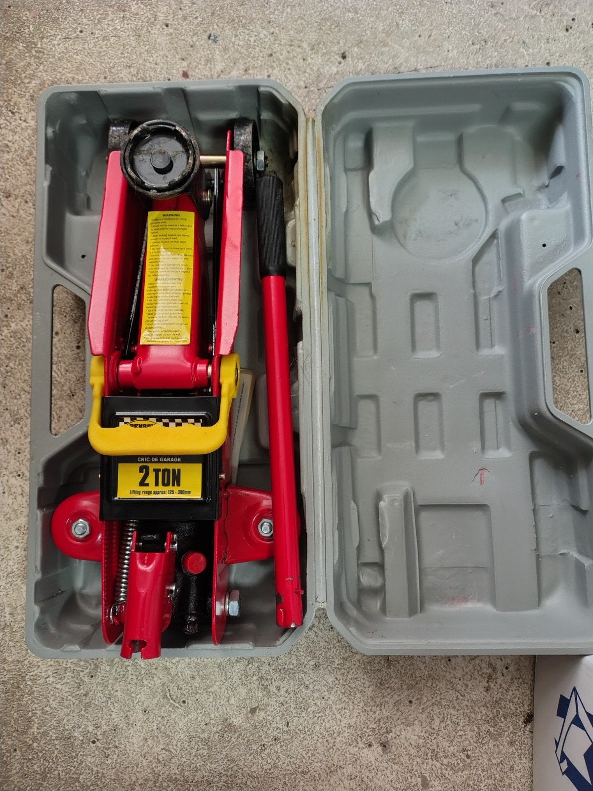 Garagekrik 2 Ton - Compact en Handig, Ophalen
