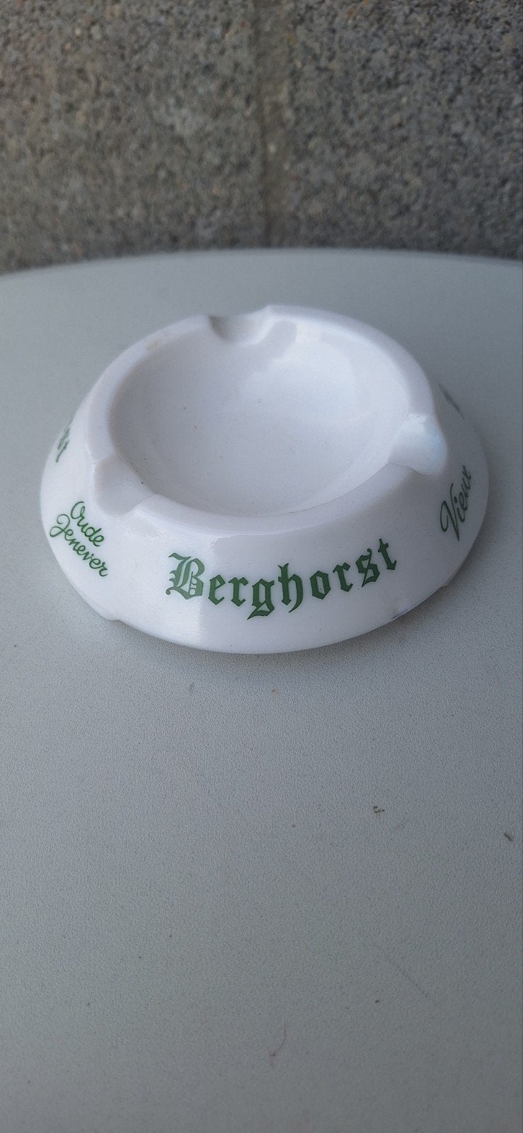 Berghorst jenever asbak (27926), Verzamelen, Gebruiksvoorwerp, Geldt & nederlof, ., Ophalen of Verzenden