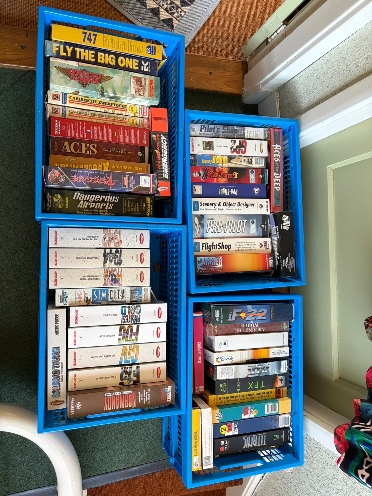Grote verzameling PC Big Box Games & Simulatoren, 1 speler, Ophalen, Zo goed als nieuw, Vanaf 12 jaar