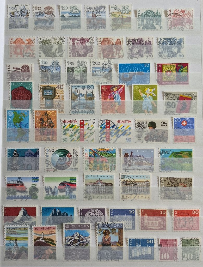 POSTZEGELS ZWITSERLAND GESTEMPELD, Verzenden, Gestempeld