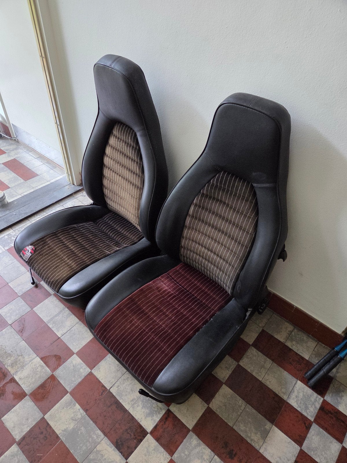 Set Porsche 924 944 stoelen - Redelijke staat, Auto-onderdelen, Ophalen, Gebruikt, Porsche