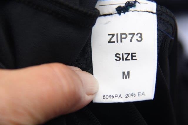 Jurk zwart Zip73 mt M travelstof Vaste prijs AANBIEDING, Kleding | Dames, Maat 38/40 (M), Zwart, Zip73, Ophalen of Verzenden
