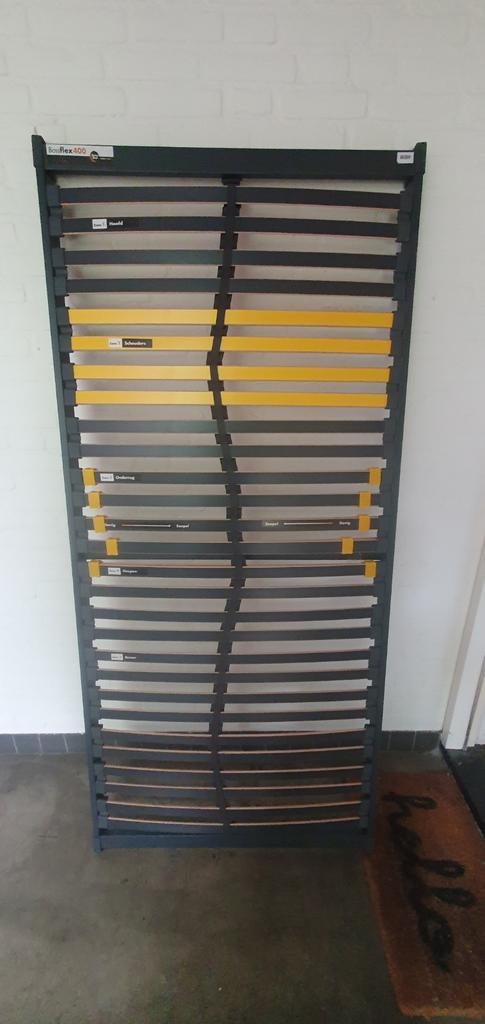 Lattenbodem Bossflex 400 vlak 200x90 cm - Beterbed, Ophalen, 90 cm, Eenpersoons, Zo goed als nieuw