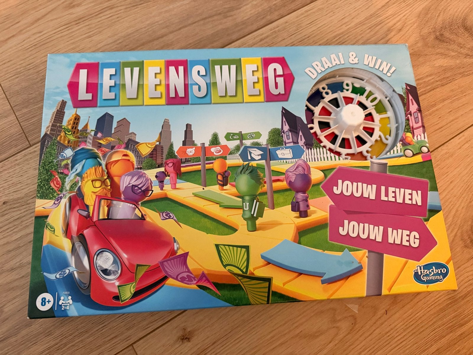 Levensweg Bordspel - Jouw Leven, Jouw Weg!, Drie of vier spelers, Ophalen of Verzenden, Zo goed als nieuw