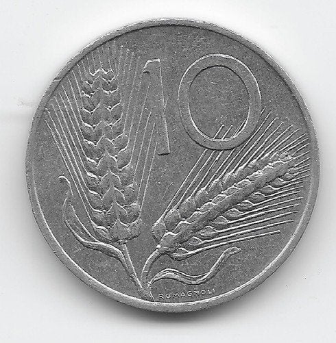 Italië 10 lire 1979 KM# 93, Verzenden, Italië, Losse munt