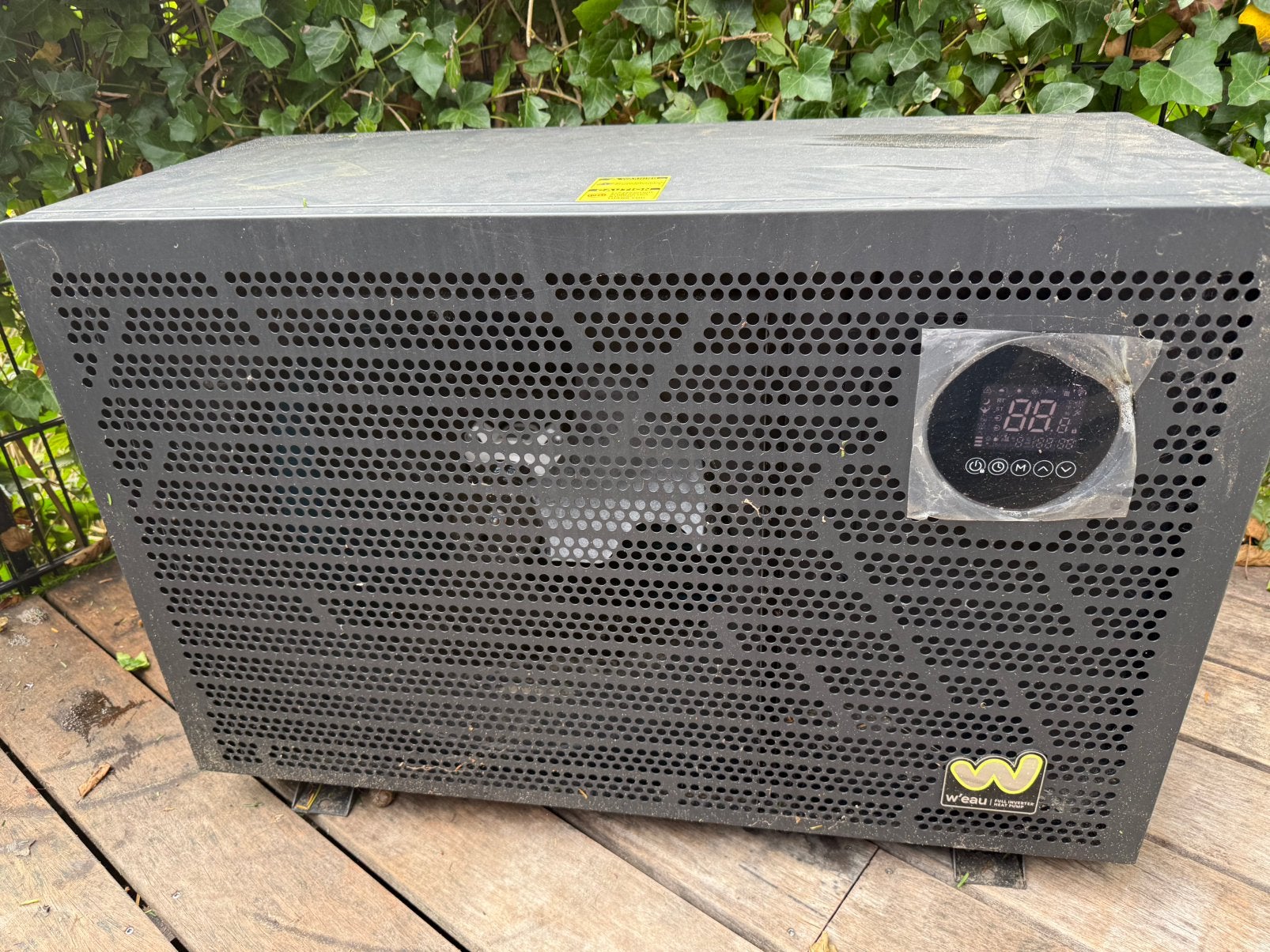 Zwembad warmtepomp - W’eau full inverter 2.0 7.6kw, Tuin en Terras, Ophalen, Zo goed als nieuw