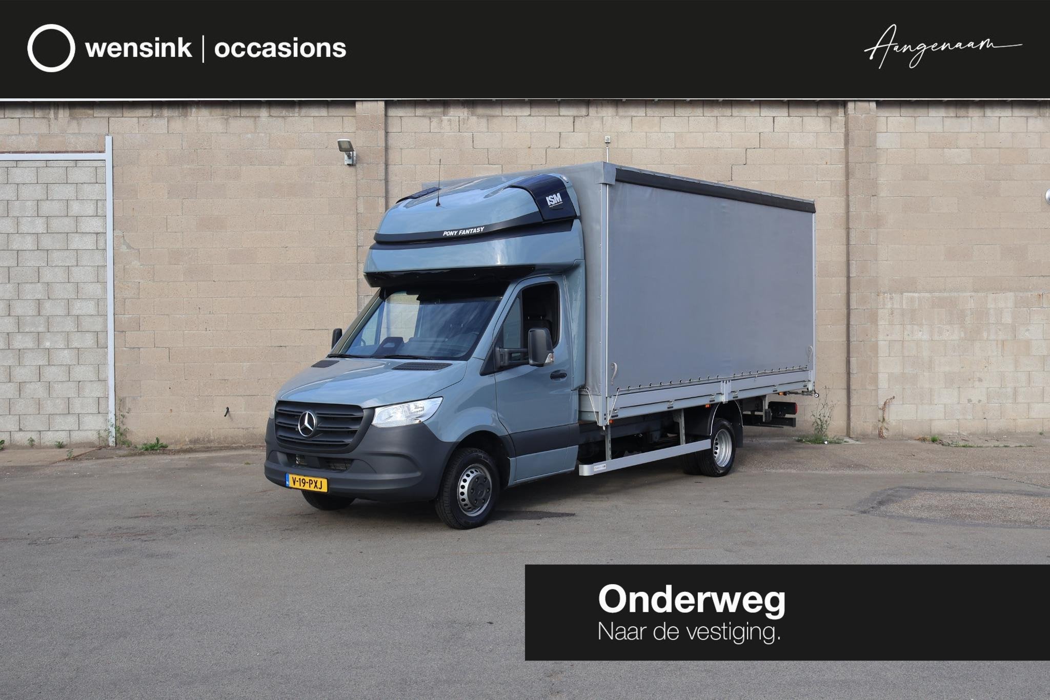 Mercedes-Benz Sprinter 517 CDI L3 RWD N1 | Huif laadbak met, Auto's, Bestelauto's, Automaat, Gebruikt, Euro 6, 4 cilinders
