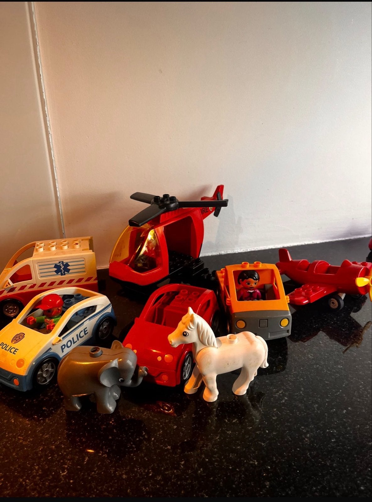 Duplo diversen: Voertuigen, dieren en losse stenen, Ophalen, Gebruikt, Overige typen, Duplo