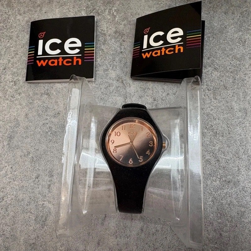 Ice Watch - Sunset Black, Overige merken, Polshorloge, Kunststof, Ophalen of Verzenden