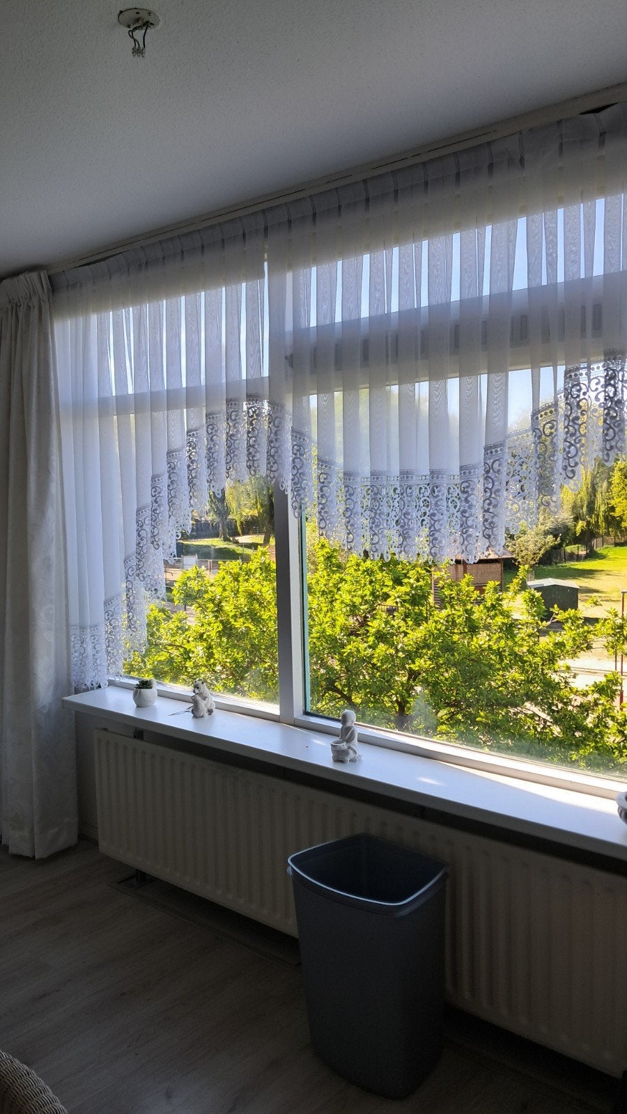 Mooi m gordijn, Huis en Inrichting, Stoffering | Gordijnen en Lamellen, Ophalen, Zo goed als nieuw, 100 tot 150 cm, 200 cm of meer
