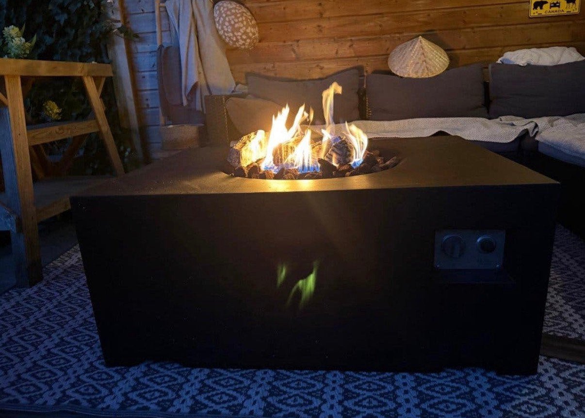 Happy cocooning vuurtafel / vuurhaard (nwpr E 800), Tuin en Terras, Ophalen, Zo goed als nieuw