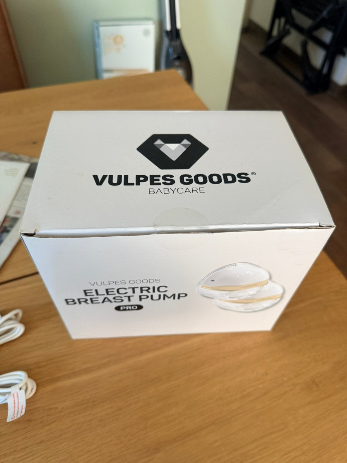 Vulpes goods electric breast pump pro - maar 1x gebruikt, Draagbaar, Ophalen of Verzenden, Zo goed als nieuw, Vulpes Goods