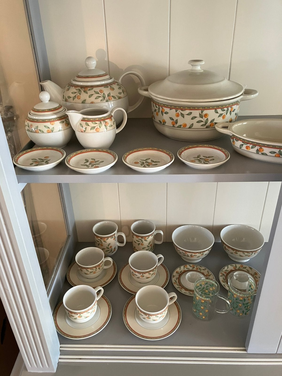Koffietijd servies van Art-Design, Overige merken, Keramiek, Ophalen of Verzenden, Zo goed als nieuw