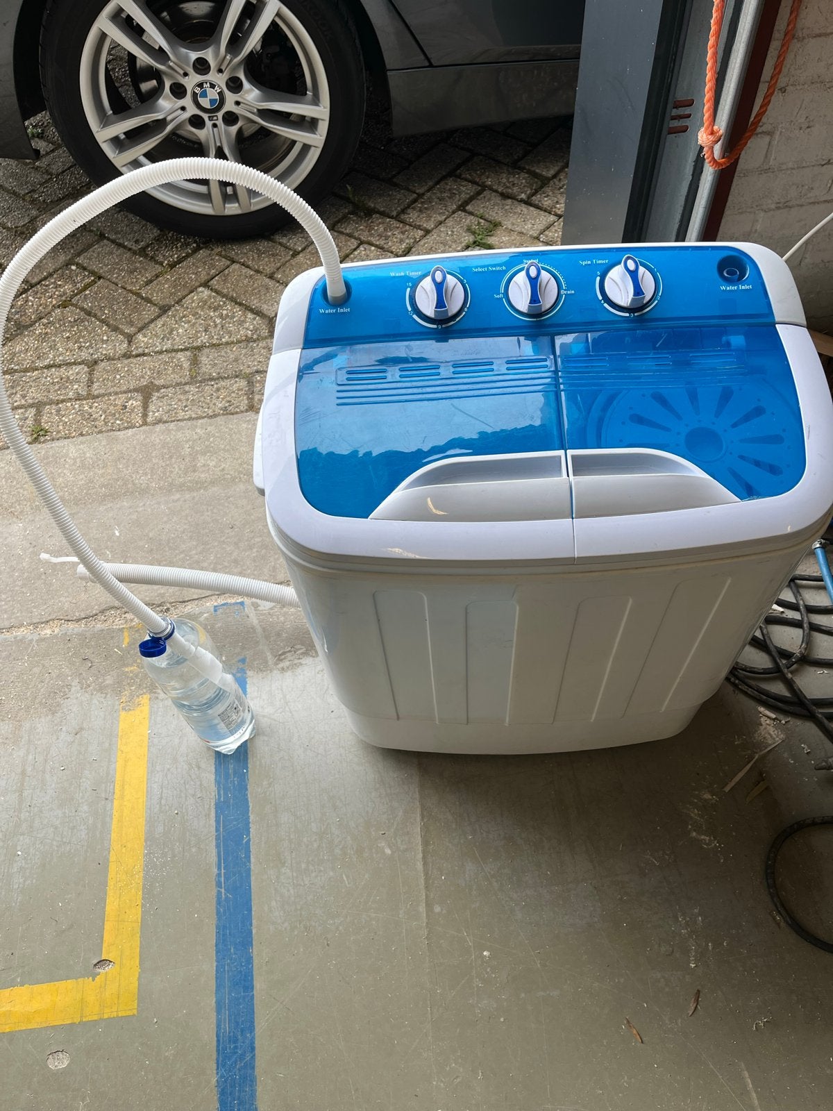 Compacte mini wasmachine met centrifuge - VidaXL, Ophalen, Minder dan 85 cm, 4 tot 6 kg, .