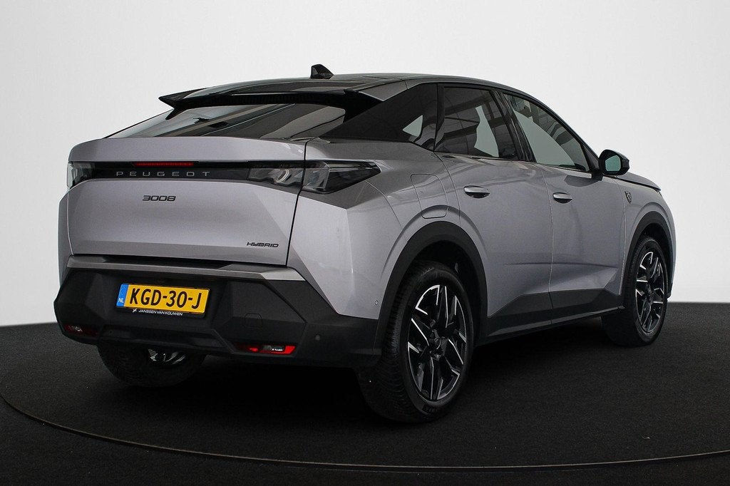 Peugeot 3008 1.2 Hybrid 145 GT Massage Alcantara 360 Camera, Auto's, Peugeot, 145 pk, Gebruikt, Euro 6, 1199 cc