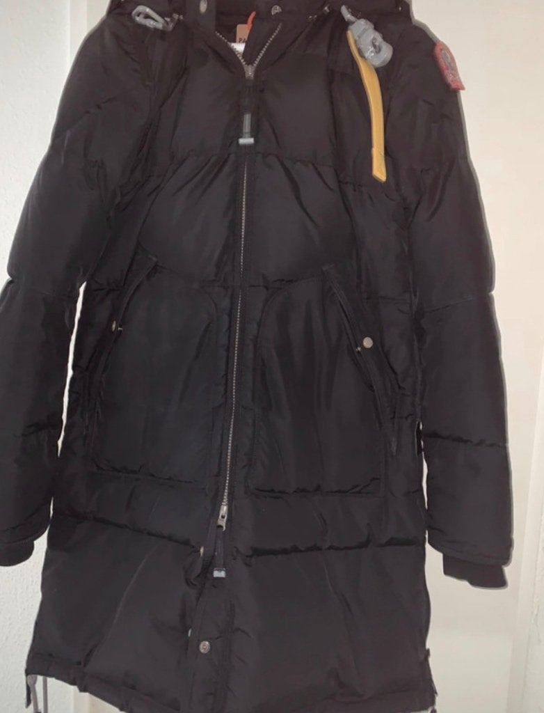 Parajumpers jas Long Bear, Zwart, Maat 36 (S), Gedragen, Parajumpers