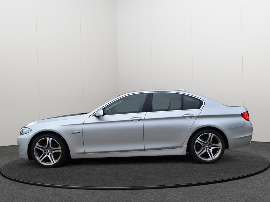BMW 5 Serie 523i High Executive Leer/Navi/LED/19'' inch, Auto's, Gebruikt, Zwart, 2996 cc, Leder