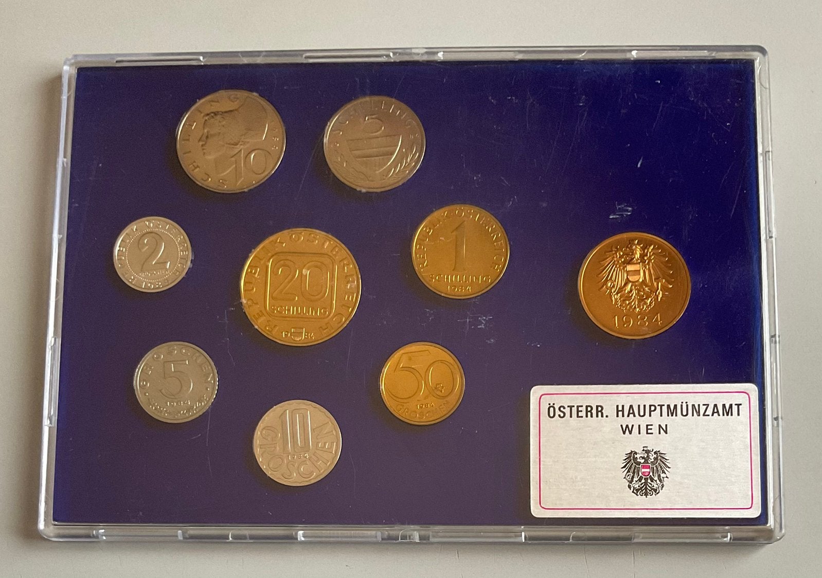Munten - Oostenrijk Jaarset 1984 - UNC / FDC., Ophalen of Verzenden, Oostenrijk, Setje