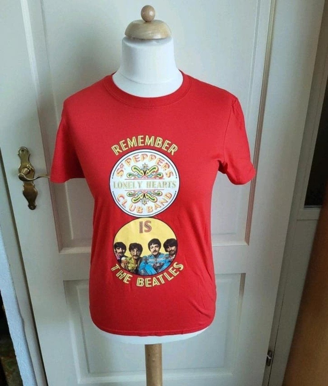 The Beatles T-shirt / maat S, Ophalen, Gebruikt, Kleding