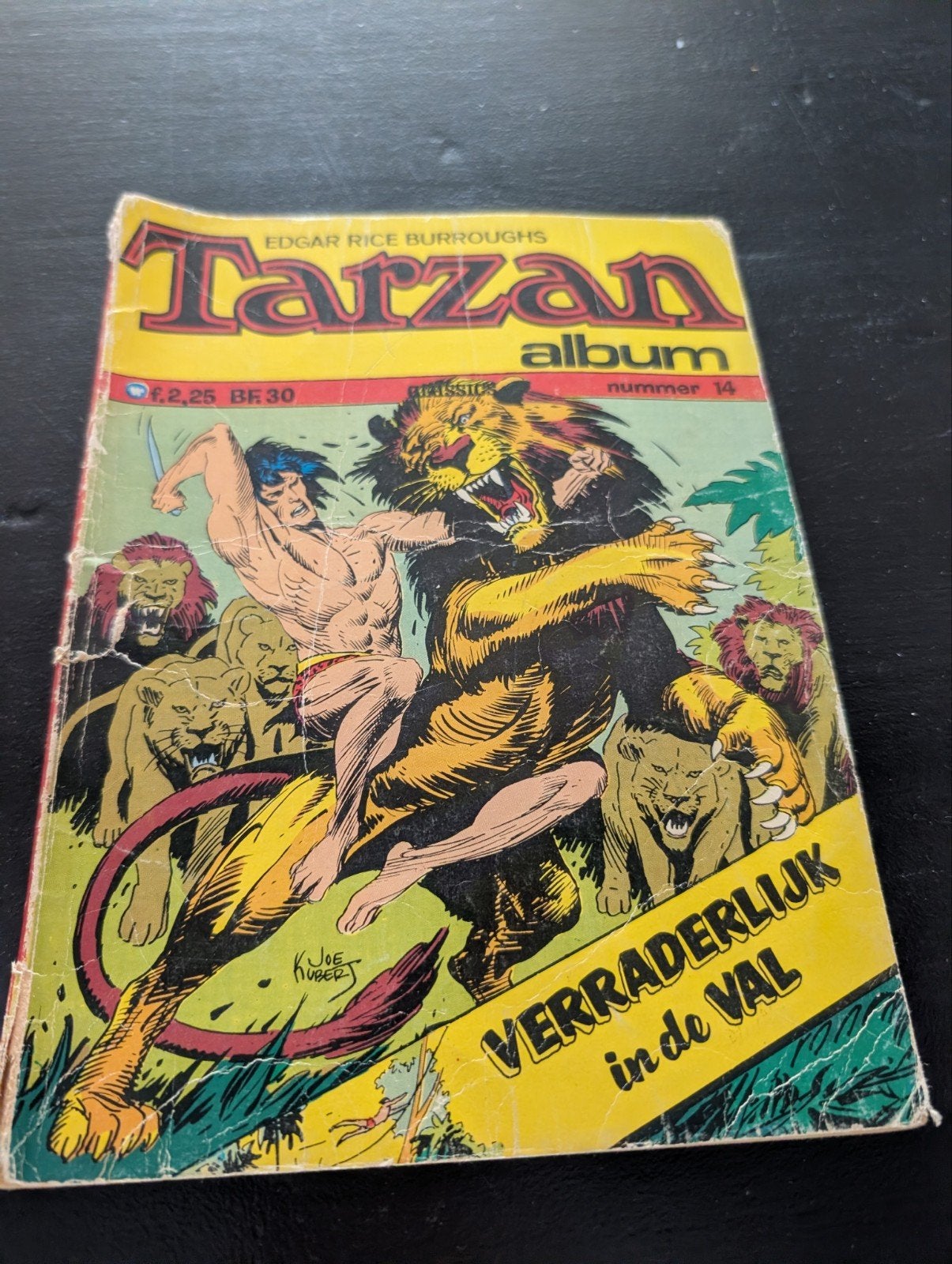 Tarzan album - Vintage stripboek, Eén stripboek, Ophalen of Verzenden, Gelezen, Diverse auteurs, Edgar Rice Burroughs