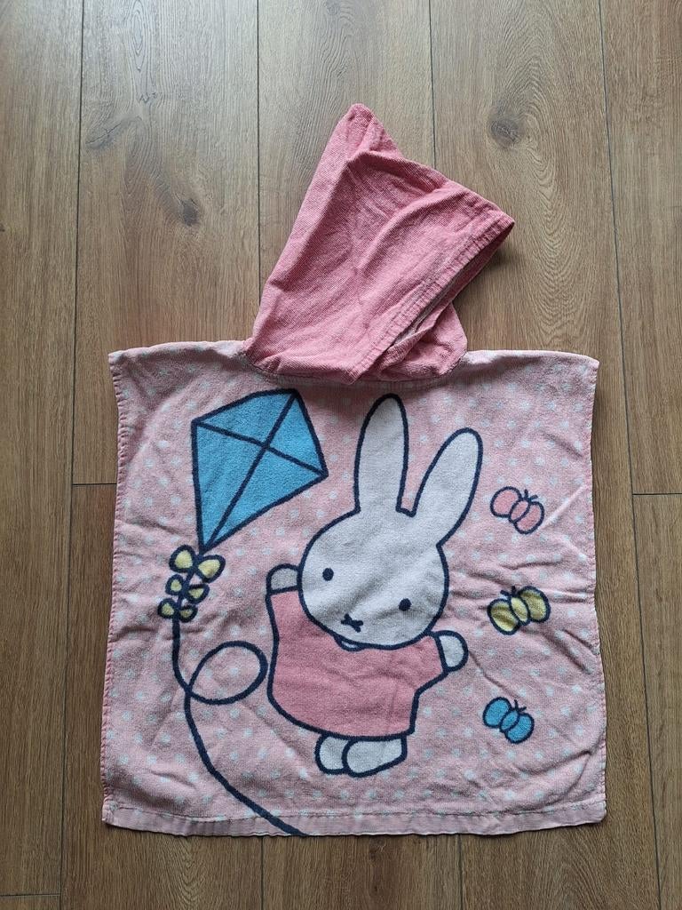 Roze Nijntje badponcho met capuchon, Gebruikt, Meisje, Nijntje, Ophalen of Verzenden