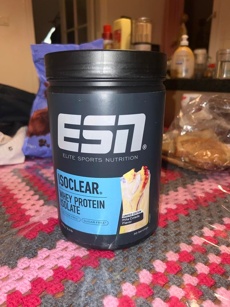 ESN ISOCLEAR Whey Proteïne Isolaat - Piña Colada Smaak, Ophalen of Verzenden, Zo goed als nieuw, Poeder of Drank