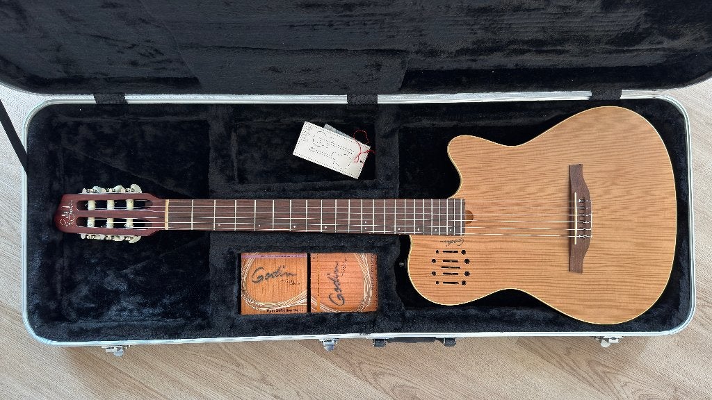 Godin Multiac Nylon Encore Gitaar, Ophalen, Zo goed als nieuw, Klassieke of Spaanse gitaar, Met (piezo-)element