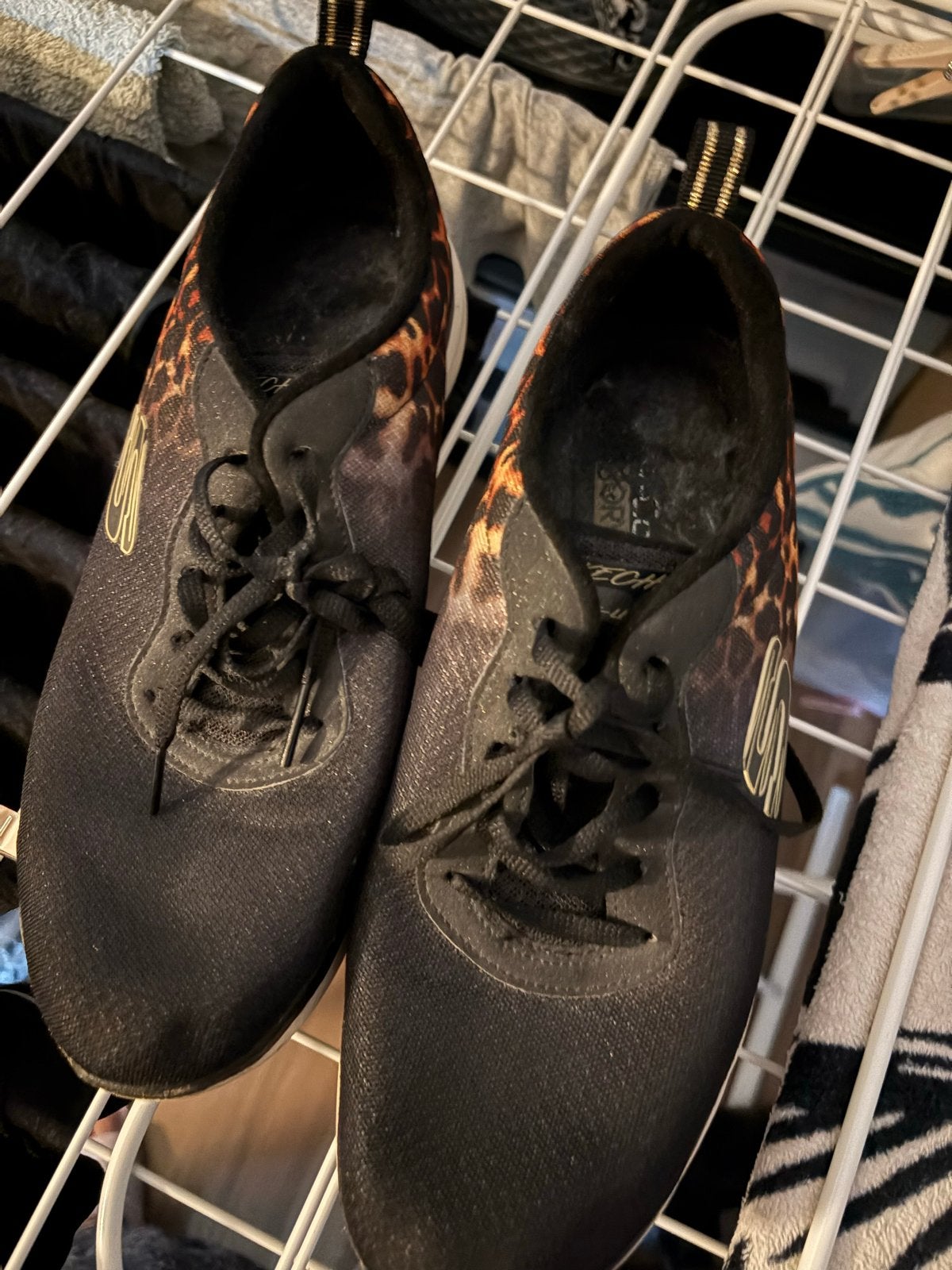 Skechers sneakers maat 38 - Gedragen, Ophalen, Gedragen, Zwart, Sneakers of Gympen