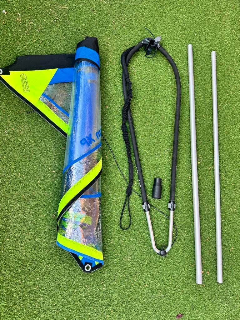 Tiki Fun XP 2.8 kinderzeil compleet tuigage zeil mast giek, Watersport en Boten, Ophalen, Gebruikt, Complete set, Met draagtas