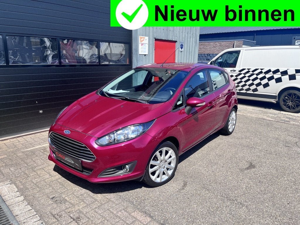 Ford Fiesta 1.6 Titanium Automaat|Trekh|Airco|17inch, Auto's, Stof, Electronic Stability Program (ESP), Bedrijf, Grijs
