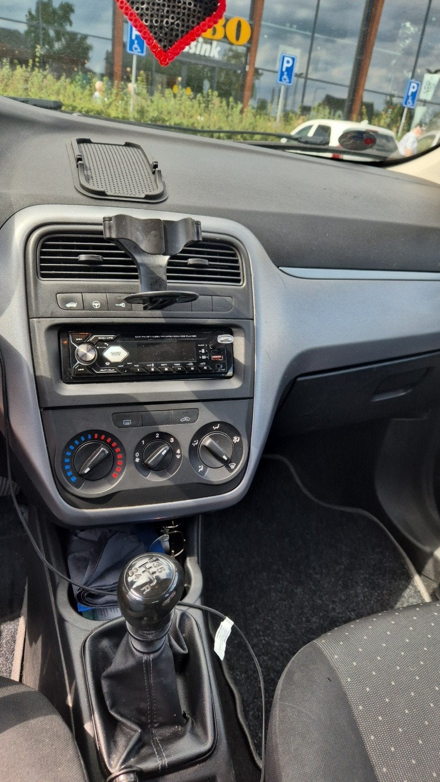 Fiat Punto 1.2 5DR 2009 Blauw, 1005 kg, Stof, 40 €/maand, 4 cilinders