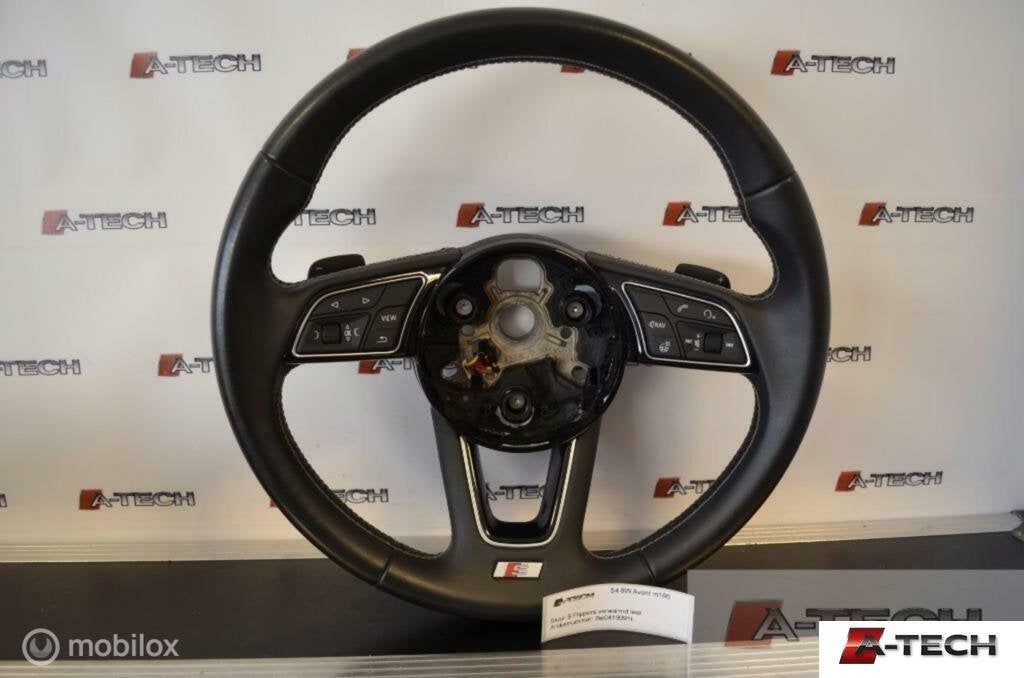 Stuur Audi A4 B9 S-line RS4 quattro ('15-'18) 8w0419091t, Audi, Gebruikt, Audi, Ophalen of Verzenden