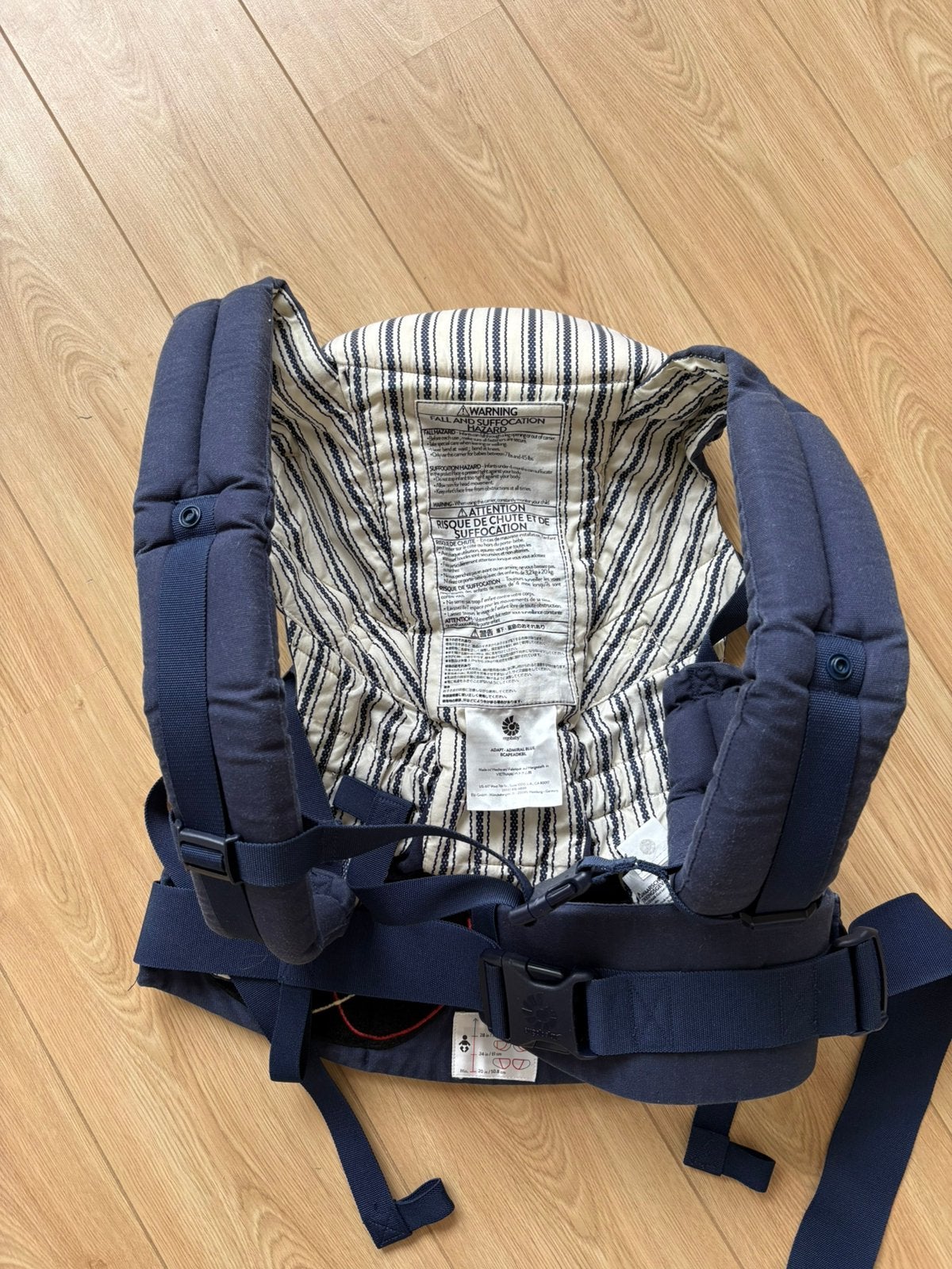 Draagzak ergo baby, Kinderen en Baby's, Babydragers en Draagdoeken, Overige merken, Gebruikt, Ophalen of Verzenden, Buik, Rug of Zij